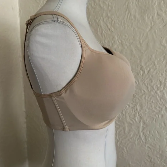 Cacique Lane Bryant Nude Beige Lightly Lined Bra 38DDD - Picture 4 of 4